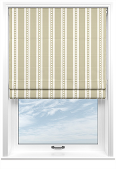 The British Stripe Co. Edgar, Dover No.1 - Roman Blind